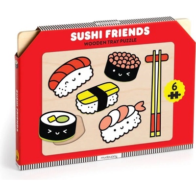 Mudpuppy puzzle Priatelia sushi