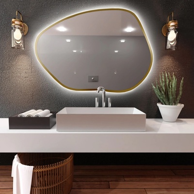 Baltica Design Bright Stain I 100x72 cm zlatá 5904107919188