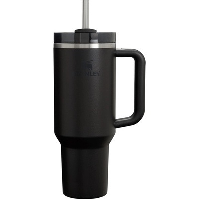 STANLEY 1913 Quencher H2.0 Flowstate Drinking Bottle with Straw 1.2L - Thermo Mug Cools 11 Hours - 48 Hours Ice Cold - Dishwasher Safe - Thermos Bottle BPA Free - Drinking Cup - Black 2.0 - 100000144325