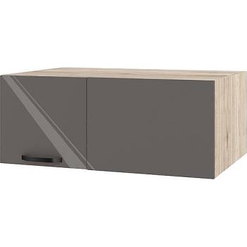 ИРИМ Горен ъглов кухненски шкаф Сити АРФ-Антрацит гланц-05-113 90 см