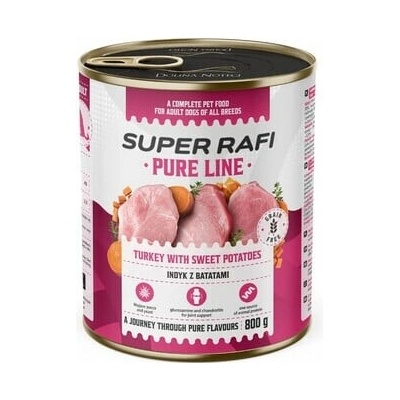 Super Rafi Pure Line morčacie so sladkými zemiakmi 12 x 800 g
