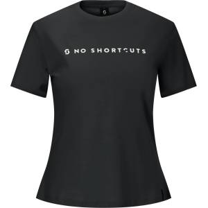 Scott Дамска тениска Scott Women's Tee No Shortcuts S/S T-shirt - Black (916-6373-0112)