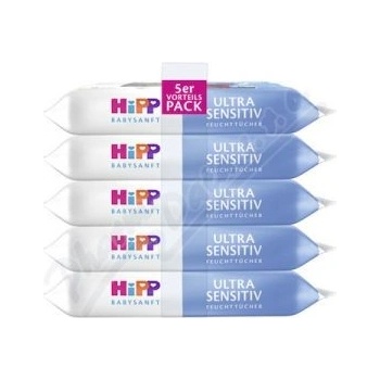 HiPP BABYSANFT Čistící vlhčené ubrousky Ultra sensitive 5 x 48 ks 240 ks