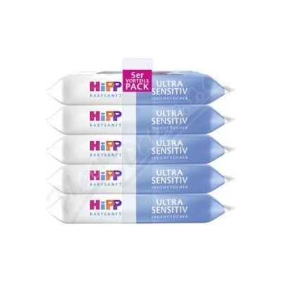 HiPP BABYSANFT Čistící vlhčené ubrousky Ultra sensitive 5 x 48 ks 240 ks – Zbozi.Blesk.cz