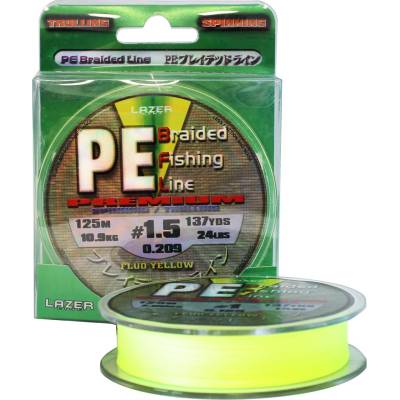 Lazer Плетено влакно PE Braid Yellow (928187)