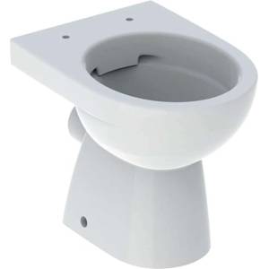 Geberit Selnova - Тоалетна с висока седалка, заден отвод, без ръб, бяла 500.480. 01.7 (500.480.01.7)