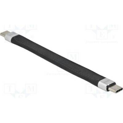 Delock 86939 USB C vidlice z obou stran 0,13m černý
