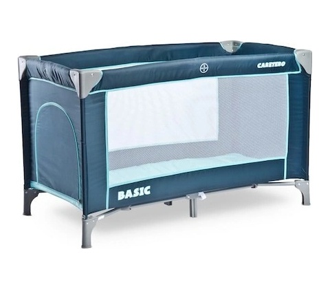 Caretero Cestovná postieľka Basic Plus 2020 Graphite