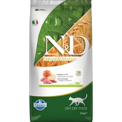 N&D PRIME CAT Adult Boar & Apple 10 kg