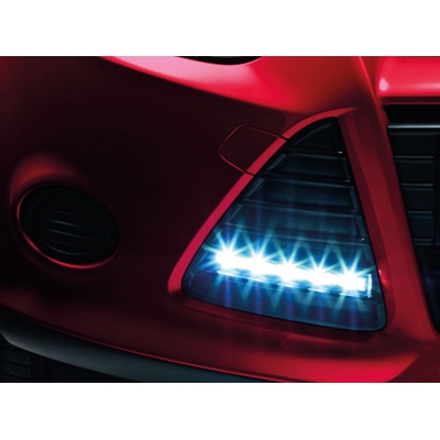 LED diody pro denní svícení s matným černým rámečkem