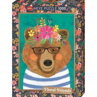 Heye Floral Friends Ours 1000 dielov