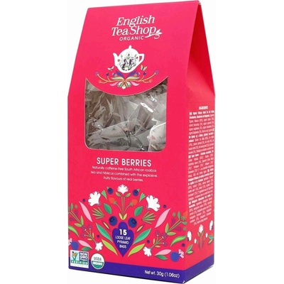 English Tea Shop BIO čaj SUPER BERRIES 15 pyramidek