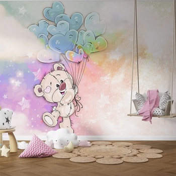 Image 1 of Art Gift Decor Фототапет - Мече с балони