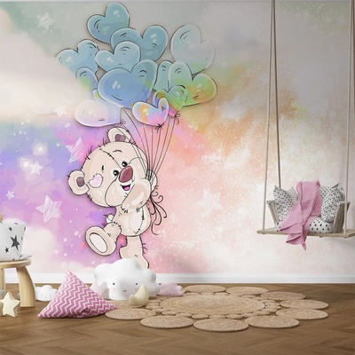 Art Gift Decor Фототапет - Мече с балони