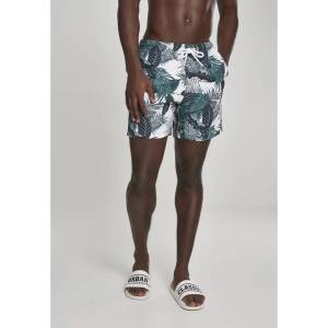Urban Classics Бански гащета Urban classics Basic swimming shorts - White (White / Black)