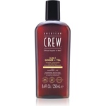 American Crew 3 in 1 Ginger + Tea 3 в 1 шампоан, балсам и душ гел за мъже 250ml
