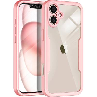 Techsuit Калъф за iPhone 17 - Techsuit - ColorVerse 360 Series + Screen Protector - Розов
