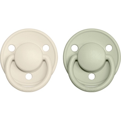 Bibs De Lux kaučuk 2ks Ivory Sage 190223