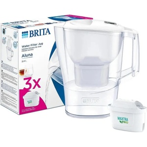BRITA Филтрираща кана Brita ALUNA COOL MEMO 2.4L - БЯЛ + 3 ФИЛТЪРА MAXTRA PL (4006387107079) Филтрираща кана