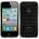 Apple iPhone 4 Силиконов Калъф Черен + Протектор