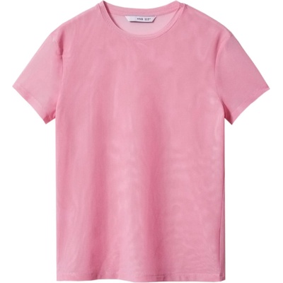 MANGO Тениска 'polly' розово, размер s