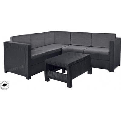KETER PROVENCE SET WITH COFEE TABLE antracit/sivá