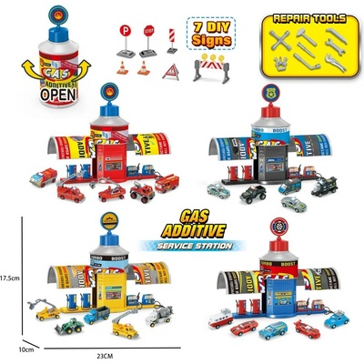 Alltoys Benzínová pumpa Stanica pre stavebné autá