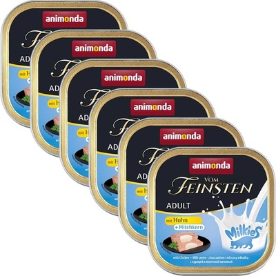 Animonda Vom Feinsten Adult Cat Milkies - пиле с млечна сърцевина 6 x 100 г