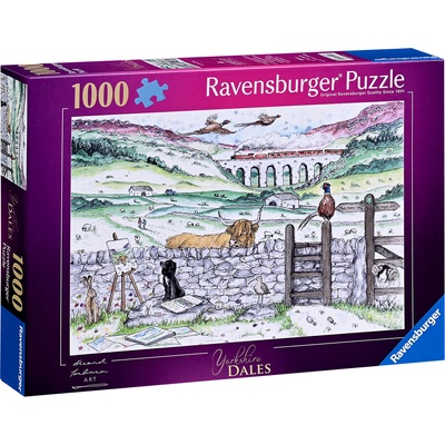 Ravensburger Пъзел Ravensburger от 1000 части - Йоркширските долини (12001102)