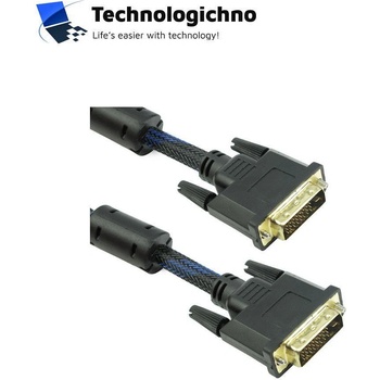 DeTech Кабел DVI - DVI 24+1 3m M/M (18185)