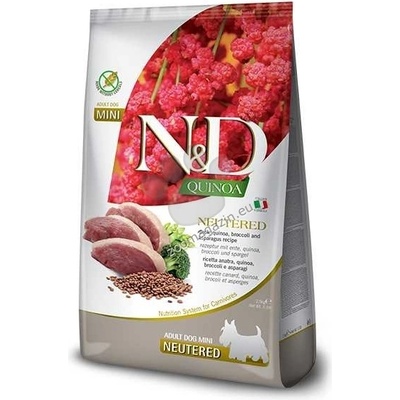 N&D Quinoa Adult Mini Neutered Duck & Broccoli & Asparagus 800 g