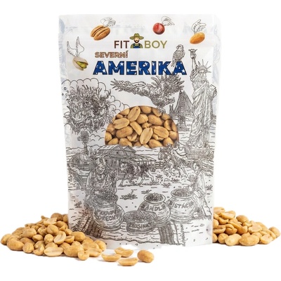 FITBOY Arašidy pražené nesolené 500 g
