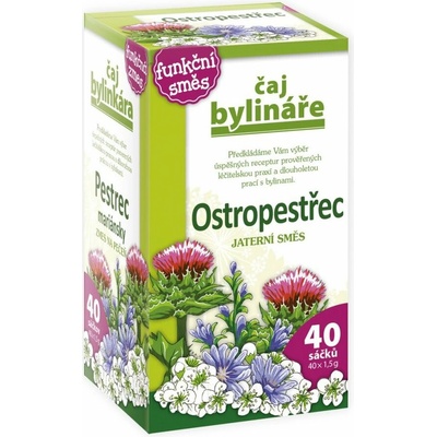 Bylinkár Pečeňová zmes Pestrec bylinný čaj 40 x 1,6 g