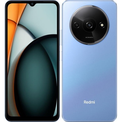 Смартфон Xiaomi Redmi A3 (син), поддържа 2 SIM карти, 6.71" (17.04cm) IPS LCD, осемядрен Mediatek Helio G36 2.2GHz, 3GB RAM, 64GB Flash памет (+microSD слот), 8 + 5 Мpix камери, Android, 193g (MZB0GLEEU)