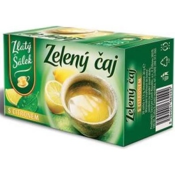 Zlatý Šálek Zelený čaj s citronem 20 x 1,5 g
