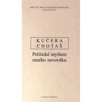 Dějiny politického myšlení III/1