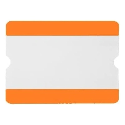 Samolepicí vyznačovací kapsy WT-5118, A4 otevřená – PVC, oranžová, 302×290 mm, balení 10 ks