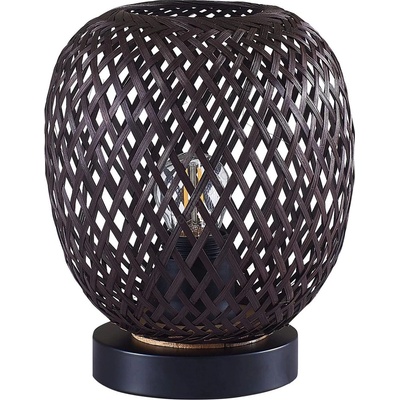 Polux Настолна лампа ZANZIBAR 1xE27/20W/230V Ø 18 см бамбук (SA2178)