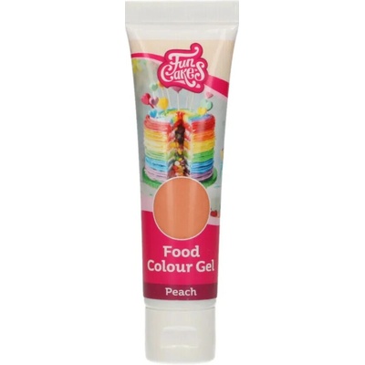 FunCakes Gélová farba v tube Broskyňová Peach 30 g