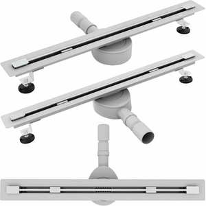 Rea Комплект душ канал с капак от полирана неръждаема стомана Rea Neo Ultra Slim 80 см (5902557387014)
