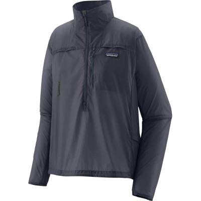 Patagonia Дамско ветрозащитно яке Patagonia Women's Houdini Stash 1/2 Zip P/O Windproof jacket - Smolder Blue - размер XXL (118-0247-0716)