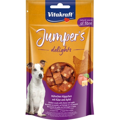 VITAKRAFT JUMPERS DELIGHTS KURACIE S JABLKAMI 80 G