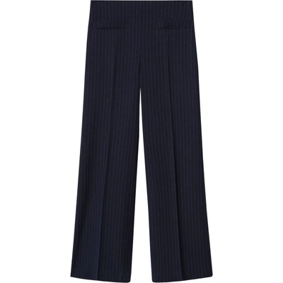 MANGO Панталон с ръб 'Flor' синьо, размер 38