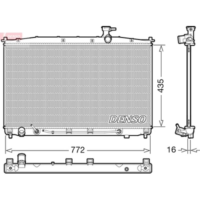 Chladič motora DENSO DRM41024