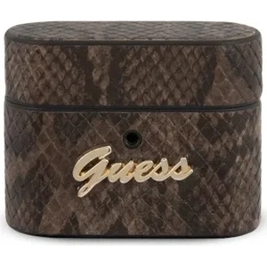 Guess Калъф Guess за AirPods Pro, кафяв, Python Collection GUACAPPUSNSMLBR