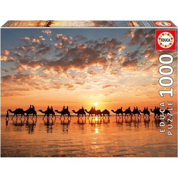 Image 1 of Educa Пъзел Educa от 1000 части - Залез в Кейбъл Бийч (EDU18492)
