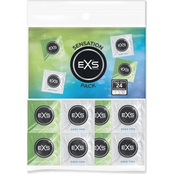 EXS Condoms 24 бр. Микс Презервативи EXS Sensation Pack