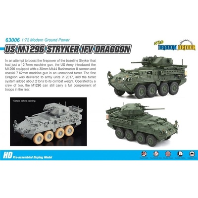 Dragon M1296 Dragoon US Army 2nd Cavalry Rgt 1st Sqn 1:72