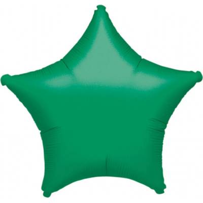 Amscan Balónek fóliový hvězda Green Metallic