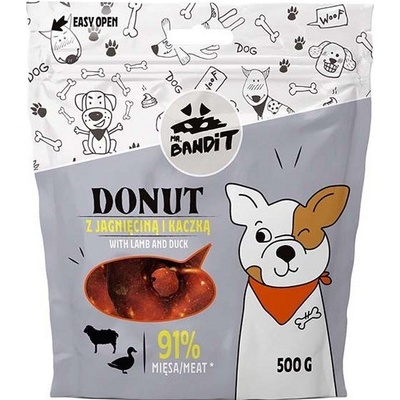 VetExpert Mr.Bandit DONUT jahňacie s kačicou 500 g